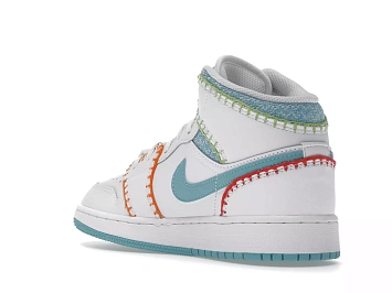 Jordan 1 Mid Multi Knit  - 2