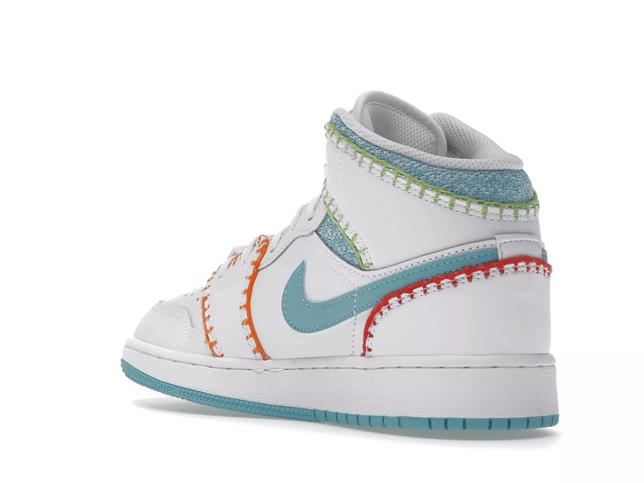 Фото № 2 с приближением к товару «‎Jordan 1 Mid Multi Knit »