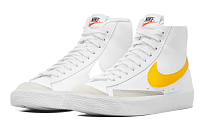 Фото № 3 с приближением к товару «‎Nike Blazer Mid '77 (GS) Mid-Top Sneakers WhiteYellowBrown»