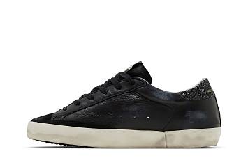 Golden Goose Women's Superstar Black Glitter Heel - 4