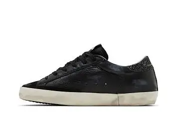 Golden Goose Women's Superstar Black Glitter Heel - 4