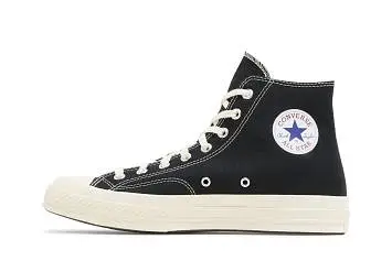 Comme des Garçons PLAY x Converse Chuck 70 High Black 2023 - 4