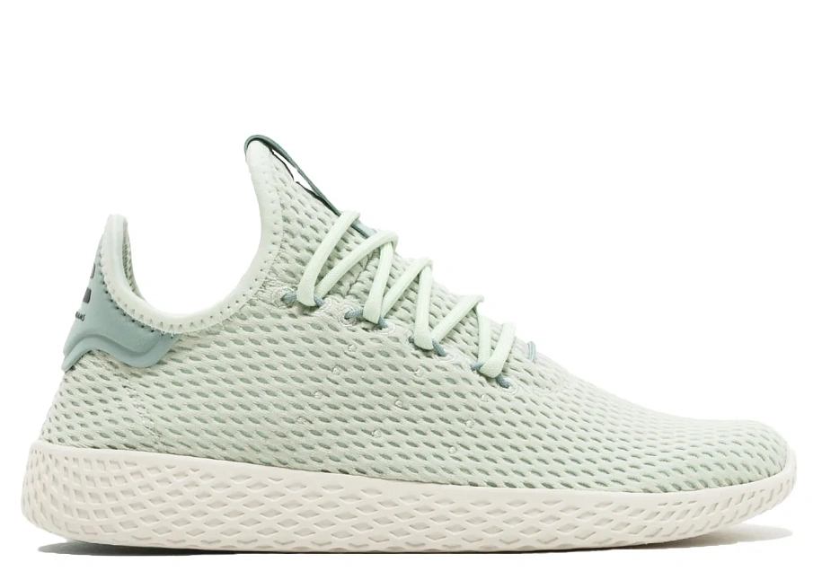 Фото № 1 с приближением к товару «‎adidas Tennis Hu x Pharrell Williams Linen Green (Youth)»