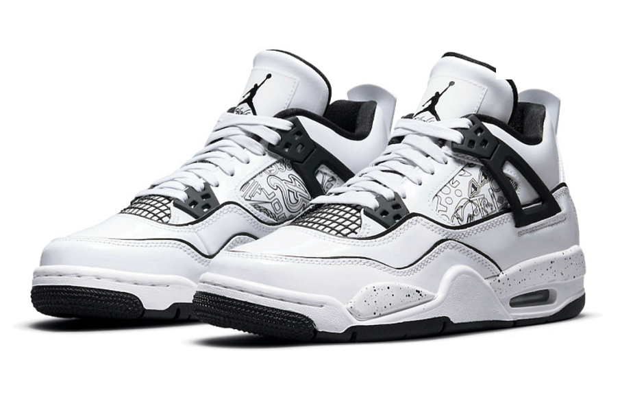 Фото № 3 с приближением к товару «‎Nike Air Jordan 4 (GS) Basketball Shoes DIY»