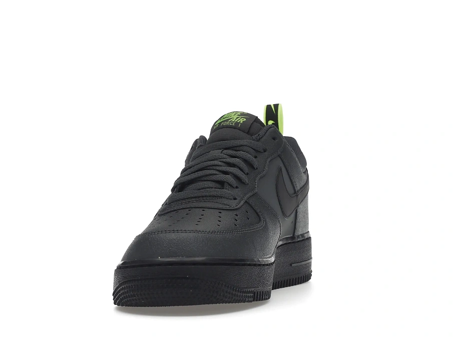 Фото № 4 с приближением к товару «‎Nike Air Force 1 Low 07 Iron Grey Volt Black»