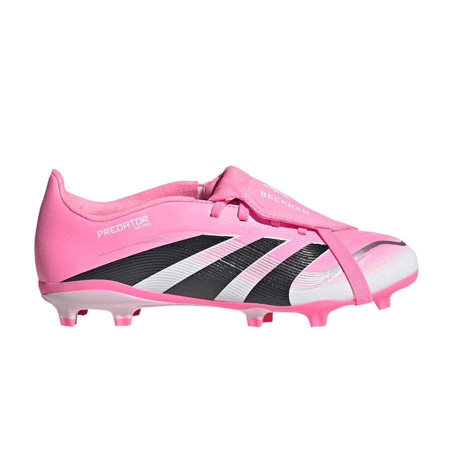 Фото № 1 с приближением к товару «‎David Beckham x adidas Predator League Foldover Tongue FG MG K Miami (JP9917)»