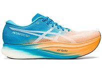 Фото № 1 с приближением к товару «‎ASICS Metaspeed Sky+ Orange Pop Island Blue»