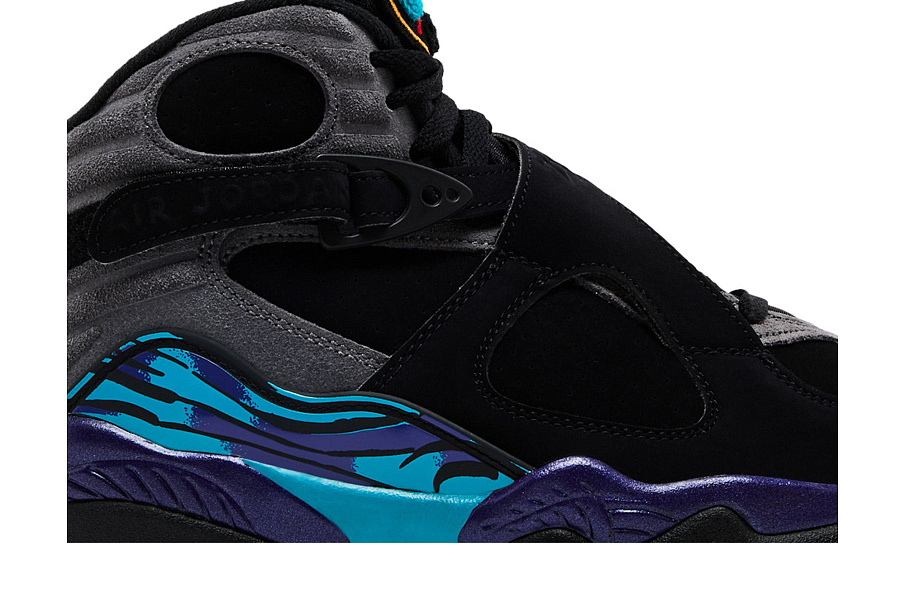 Фото № 3 с приближением к товару «‎Air Jordan 8 Retro GS Aqua 2025»