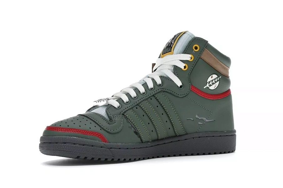 Фото № 5 с приближением к товару «‎adidas Top Ten Hi Star Wars Boba Fett»