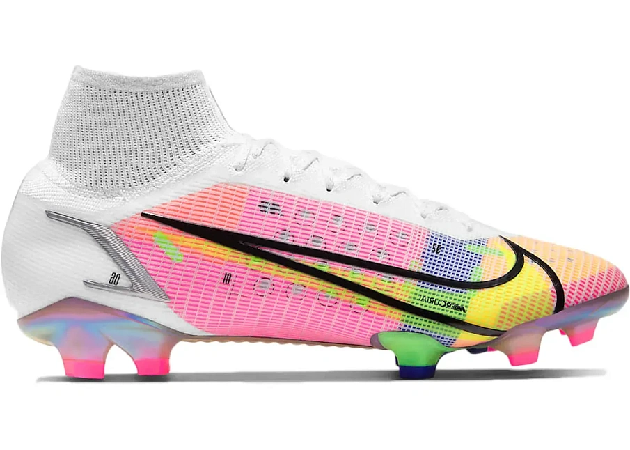 Фото № 1 с приближением к товару «‎Nike Mercurial Superfly 8 FG White Multicolor»