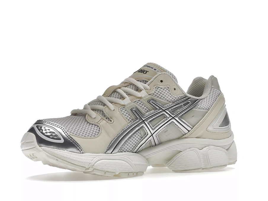 Фото № 5 с приближением к товару «‎ASICS Gel-Nimbus 9 Wind And Sea White Silver»