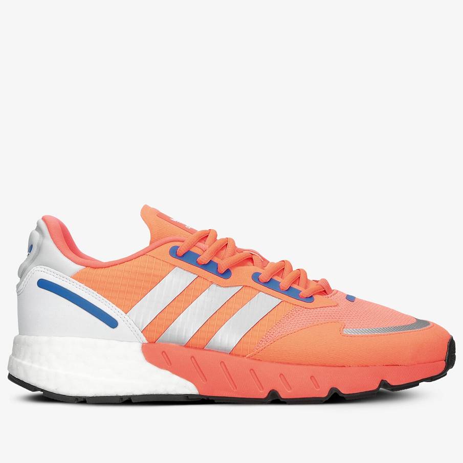 Фото № 1 с приближением к товару «‎adidas originals ZX 1K Boost OrangeBlueWhite»