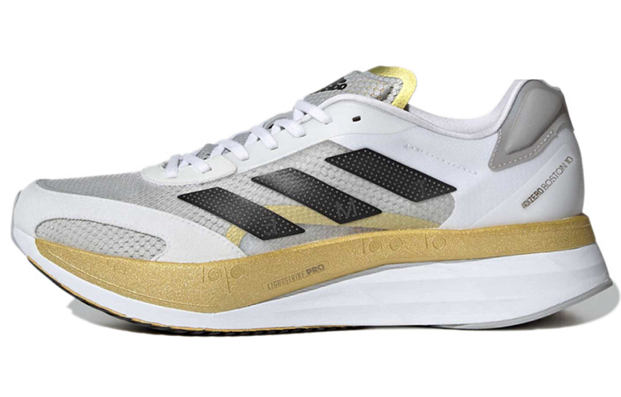 Фото № 1 с приближением к товару «‎adidas Adizero Boston 10 TME 'White Gold Metallic'»