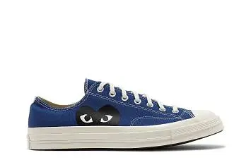 Comme des Garçons PLAY x Converse Chuck 70 Low Blue Quartz - 2