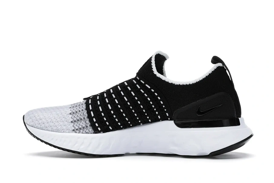 Фото № 4 с приближением к товару «‎Nike React Phantom Run Flyknit 2 Black White »