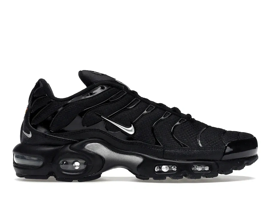 Фото № 1 с приближением к товару «‎Nike Air Max Plus Mini Swoosh Black Silver»