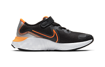 Фото № 2 с приближением к товару «‎Nike Renew Run Black Total Orange (PS)»