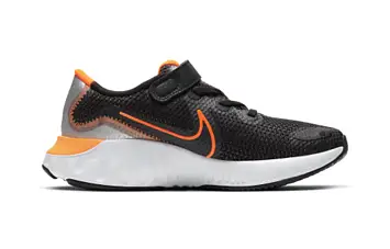 Nike Renew Run Black Total Orange (PS) - 2