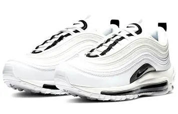 Nike Air Max 97 (W) Running Shoes White Black Silver - 3