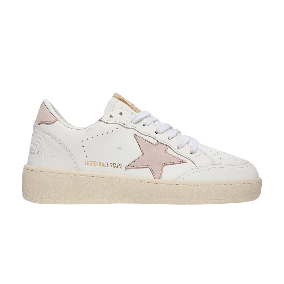 Фото № 1 с приближением к товару «‎Golden Goose Deluxe Women's Ball Star 2 White Pink»