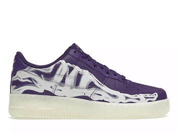 Nike Air Force 1 Low '07 QS Purple Skeleton Halloween (2021) - 1
