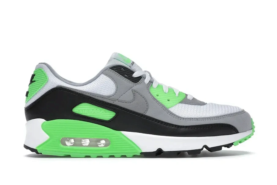 Фото № 1 с приближением к товару «‎Nike Air Max 90 Recraft Lime»