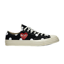 Фото № 1 с приближением к товару «‎Comme des Garçons x Converse Chuck Taylor All Star 70 Low Polka Dot»
