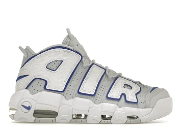 Nike Air More Uptempo Embossed White Royal Blue - 1