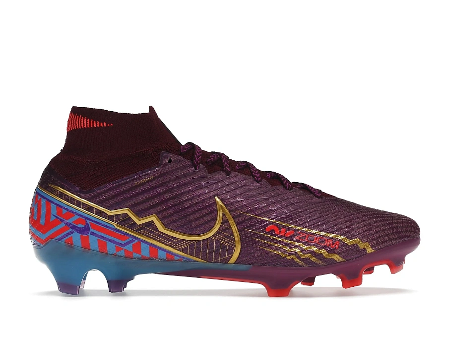 Фото № 1 с приближением к товару «‎Nike Zoom Superfly 9 Elite KM FG Mbappé Dark Beetroot»