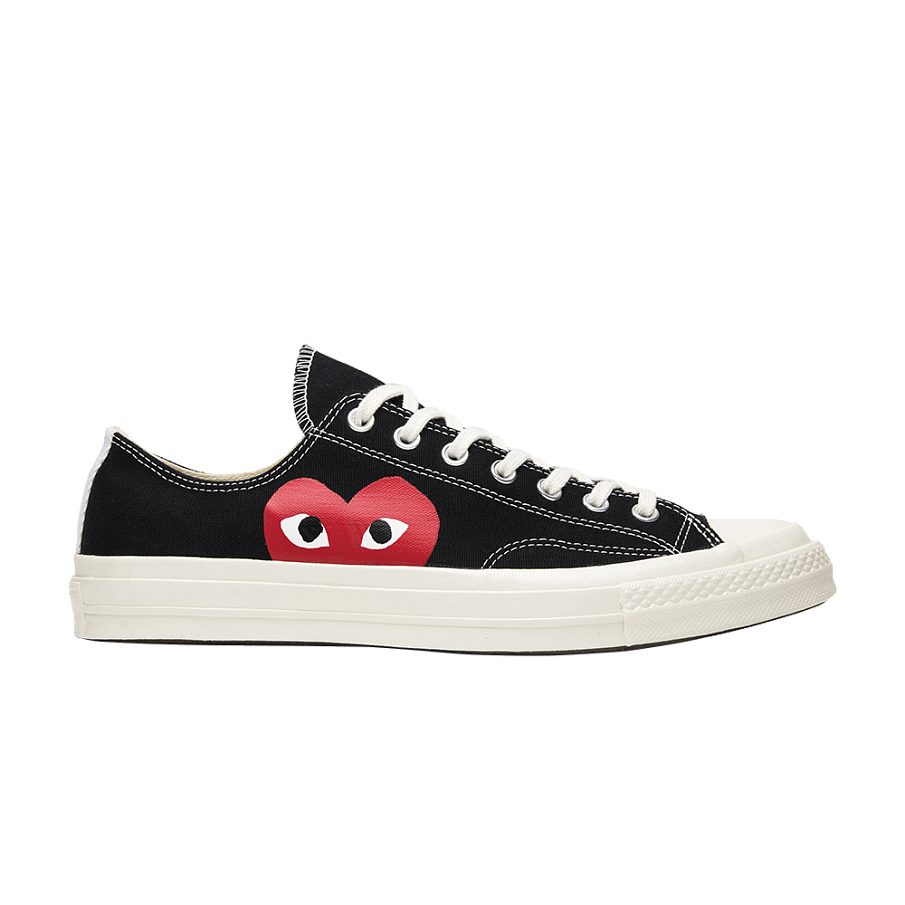 Фото № 1 с приближением к товару «‎Comme des Garçons Play x Converse Chuck 70 Low Black»