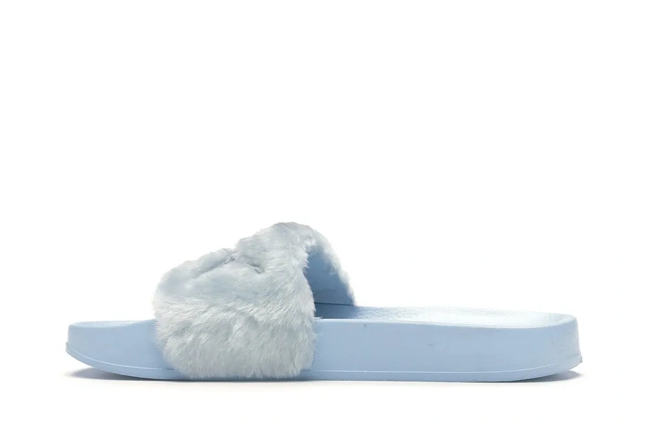 Фото № 5 с приближением к товару «‎Puma Fur Slide Rihanna Fenty Cool Blue »