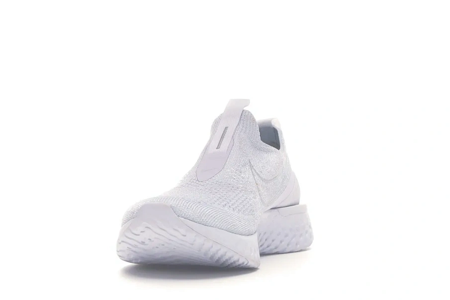 Фото № 2 с приближением к товару «‎Nike Epic Phantom React Flyknit White Pure Platinum »