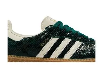 adidas Womens Samba OG Snakeskin Pack - Collegiate Green - 3