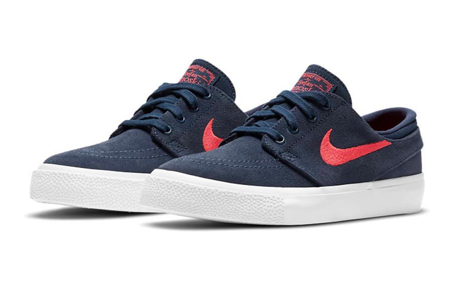 Фото № 3 с приближением к товару «‎Nike Stefan Janoski SB GS 'Midnight Navy Crimson'»