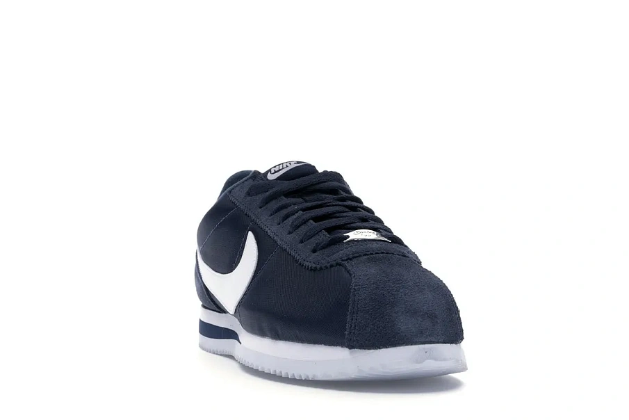 Фото № 2 с приближением к товару «‎Nike Cortez Basic Nylon Obsidian White-Metallic Silver»