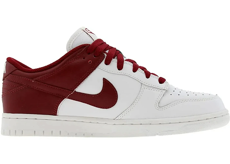 Фото № 1 с приближением к товару «‎Nike Dunk Low Leather White Team Red (2006)»
