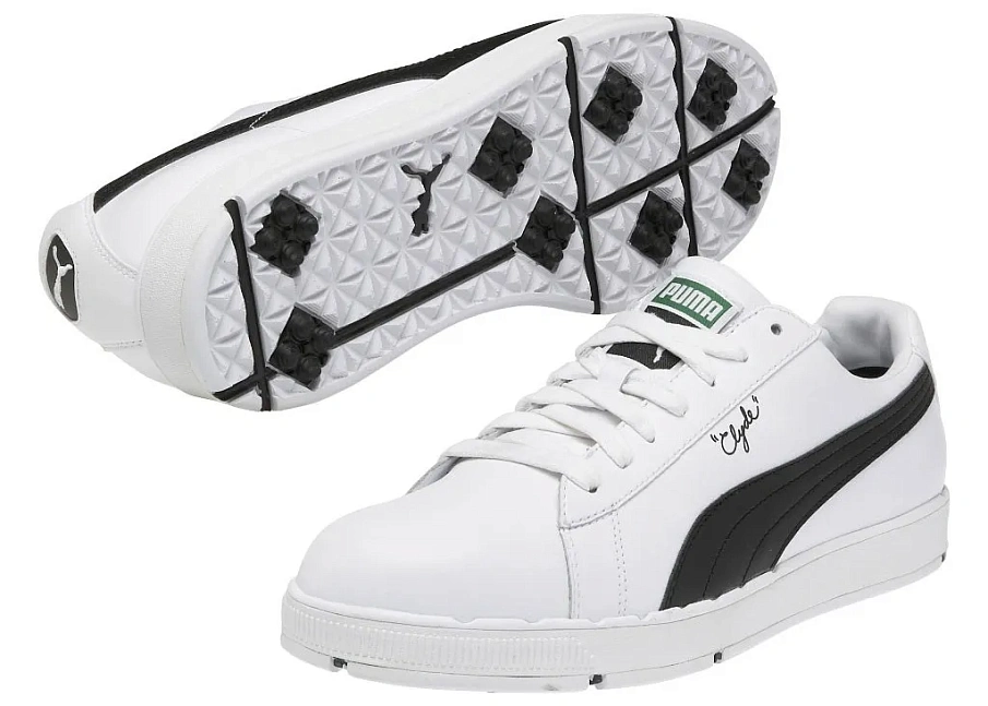 Фото № 1 с приближением к товару «‎Puma Clyde Golf White Black»