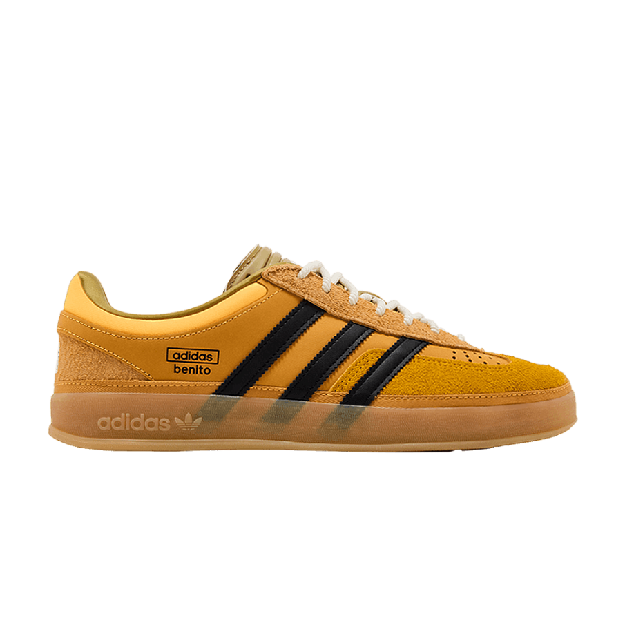 Фото № 1 с приближением к товару «‎Bad Bunny x adidas Gazelle Indoor Solar Gold Core Black»