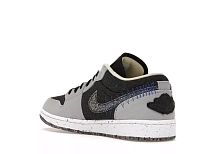 Фото № 6 с приближением к товару «‎Jordan 1 Low SE Crater Black Grey»