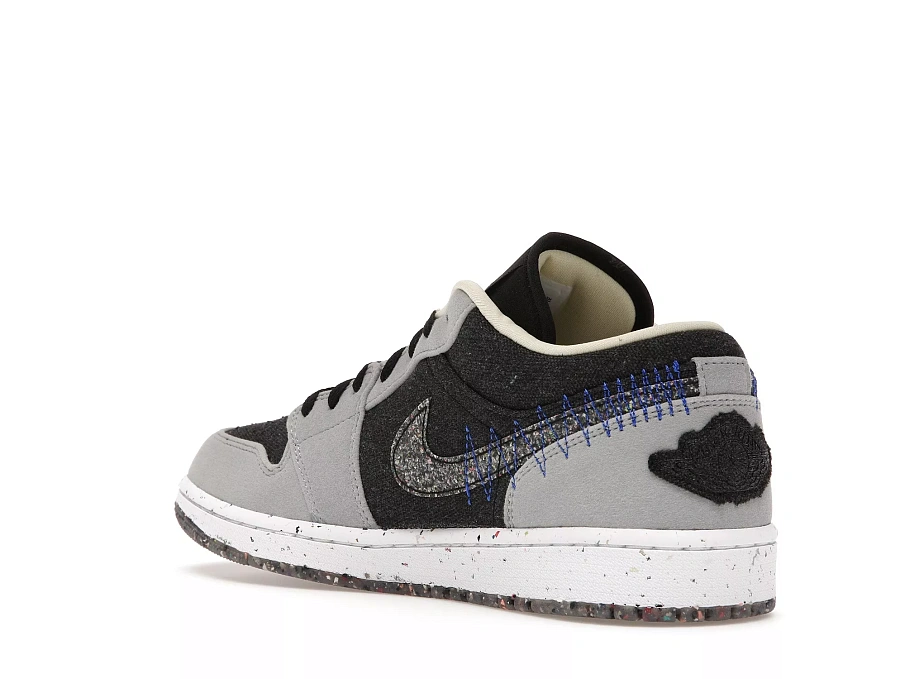 Фото № 6 с приближением к товару «‎Jordan 1 Low SE Crater Black Grey»