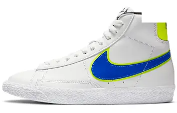 Nike Blazer Mid (GS) WhiteBlue - 1