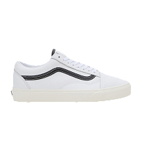 Фото № 1 с приближением к товару «‎Vans Old Skool White Black Leather»