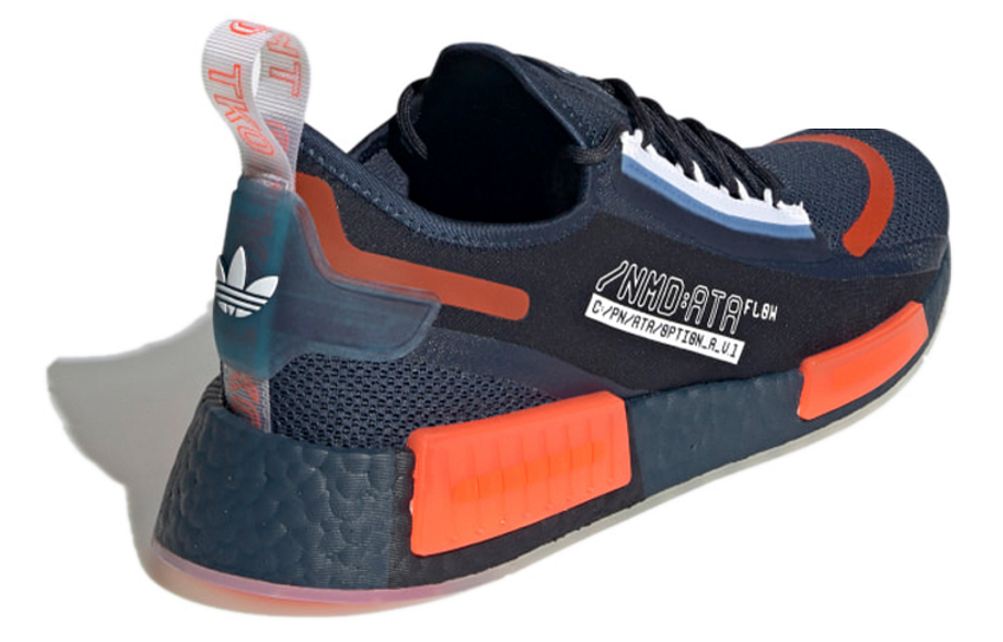 Фото № 4 с приближением к товару «‎adidas originals NMDR1 Spectoo 'Crew Navy Solar Red'»