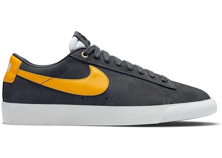 Фото № 1 с приближением к товару «‎Nike SB Blazer Low GT Dark Grey University Gold»