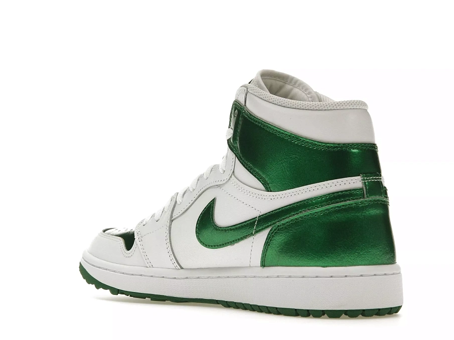 Фото № 6 с приближением к товару «‎Jordan 1 Retro High Golf Metallic Green»