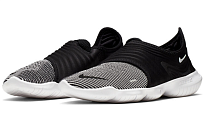 Фото № 3 с приближением к товару «‎Nike Free Rn Flyknit 3.0 White Black»