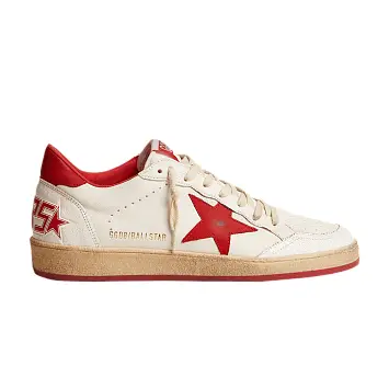 Golden Goose Ball Star White Red - 1