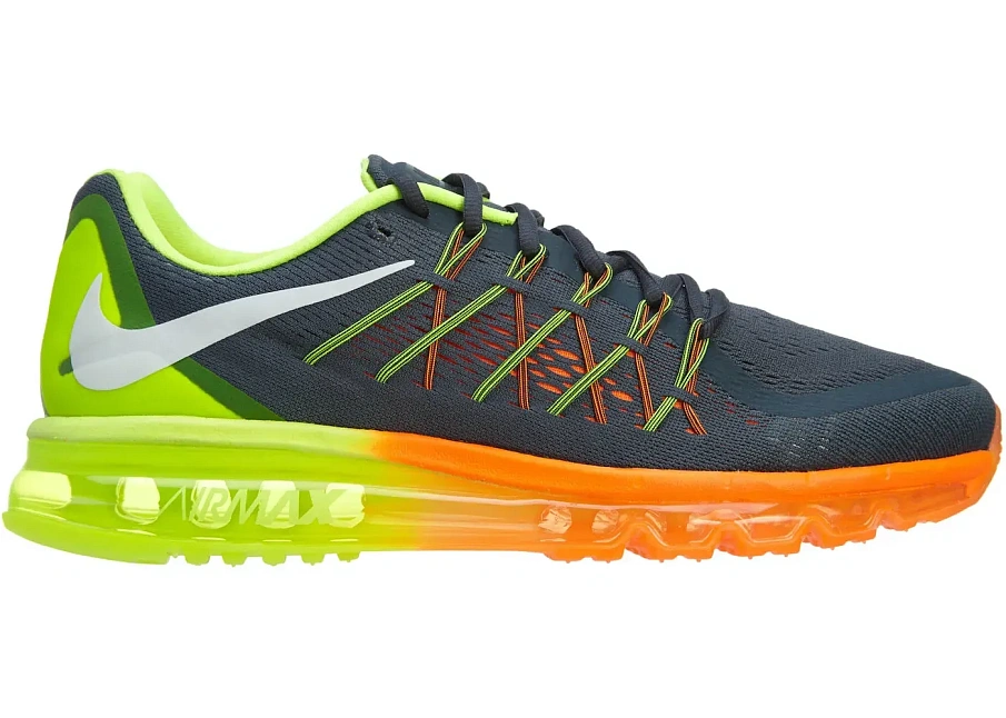 Фото № 1 с приближением к товару «‎Nike Air Max 2015 Classic Charcoal/White-Volt-Ttl Orange»