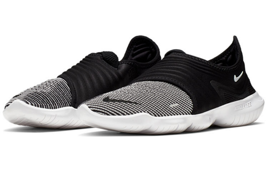 Фото № 3 с приближением к товару «‎Nike Free Rn Flyknit 3.0 White Black»