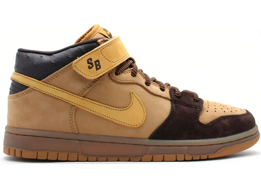 Фото № 1 с приближением к товару «‎Nike SB Dunk Mid Wheat Bronze»